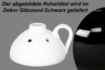 Steckvase glänzend schwarz