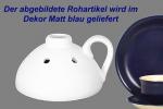 Steckvase matt blau