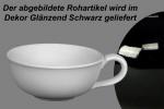 Teeschale glänzend schwarz