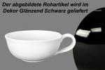 Teetasse Roxi groß glänzend schwarz