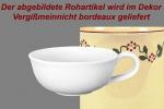 Teetasse Roxi groß Vergissmeinnicht bordeaux