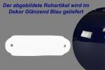 Türschild glänzend blau