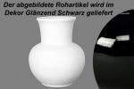 Vase Gr.I 9 glänzend schwarz