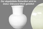 Vase Gr.I 9 glänzend weiß