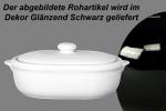 Wursttopf glänzend schwarz