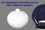 Zuckerdose matt blau